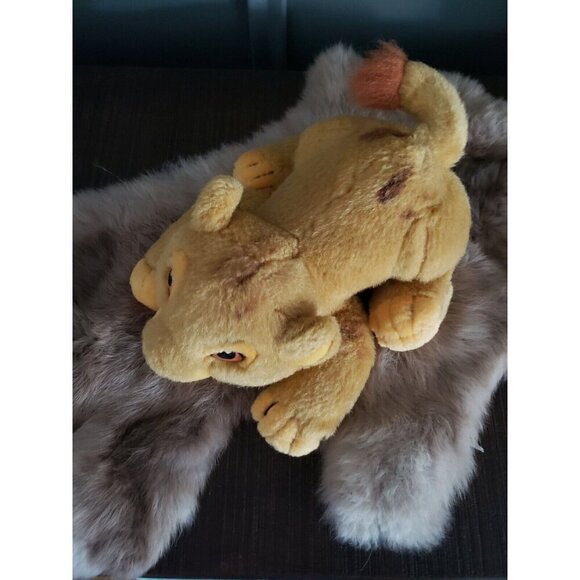 Disney Store‎ Plush Crouching Simba Cub The Lion King Stuffed Toy Animal - Picture 6 of 6